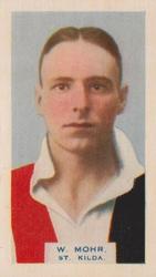 1933 Godfrey Phillips B.D.V. Victorian Footballers (A Series of 50) #43 Bill Mohr Front